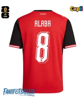 Austria David Alaba #8 Echipament de Fotbal Replică Mondial 2026 Copii Acasa (+ Șorturi)